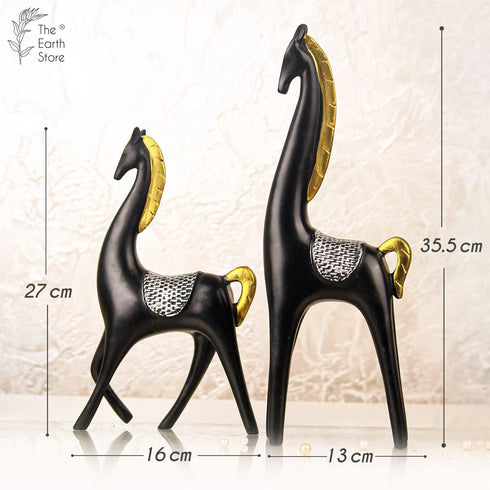 Regal Run Horse Duo - The Earth Store - God Statue